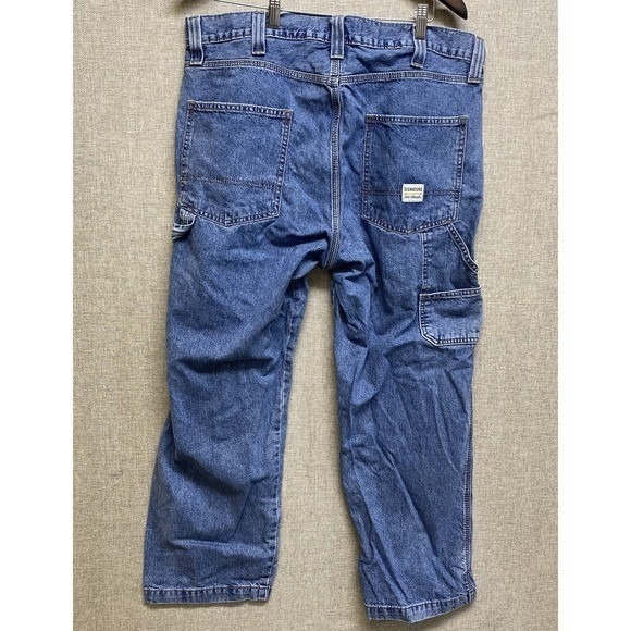 Levi‎ Strauss Signature Gold Carpenter Jeans Mens 38 X 29 (39x24 3/4) Levi's - Picture 2 of 10